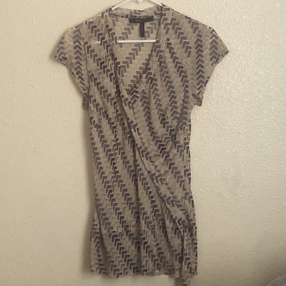 BCBGMaxAzria • Semi-Sheer Mini Dress - Picture 2 of 6